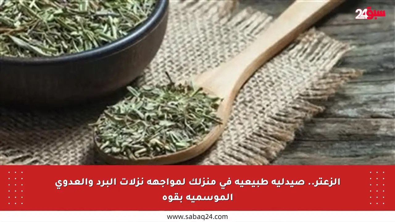 الزعتر.. صيدلية طبيعية في منزلك لمواجهة نزلات البرد والعدوى الموسمية بقوة